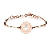 Brosway Bracciale Semirigido Donna In Acciaio Con Simbolo Mano Di Fatima, Bracciale Donna Collezione Chakra - BHK46
