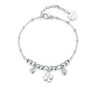 Brosway Bracciale Donna In Acciaio Con Simbolo Quadrifoglio, Bracciale Donna Collezione Chakra - BHKB265