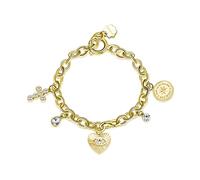 Brosway Bracciale Donna In Acciaio Con Simbolo Croce/cuore, Bracciale Donna Collezione Chakra - BHKB120