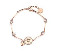 Brosway Bracciale Donna in Acciaio e Cristalli con Simbolo Cuore | Collezione Chakra - BHKB040
