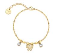Brosway Bracciale Donna in Acciaio e Cristalli con Simbolo Farfalla | Collezione Chakra - BHKB268