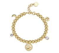 Brosway Bracciale Donna in Acciaio e Cristalli con Simbolo Luna/sole | Collezione Chakra - BHKB159