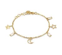 Brosway Bracciale Donna in Acciaio e Cristalli con Simbolo Luna/stella | Collezione Chant - BAH14