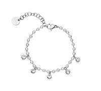 Brosway Bracciale Donna in Acciaio e Cristalli/perle | Collezione Chant - BAH87