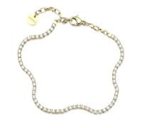 Brosway Bracciale Donna in Acciaio Inossidabile, Oro e Bianco, Stile Elegante, Chiusura a Moschettone, BEI110
