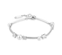 Brosway Bracciale Donna, Bracciale Rigido in Argento e Infinite White/perle | Collezione Fancy - FIW173