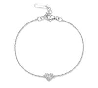 BROSWAY FANCY BRACCIALE DONNA CUORE E ZIRCONI ARGENTO 925 FIW140 INFINITE WHITE