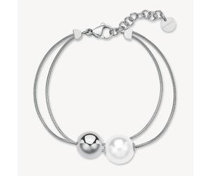 BROSWAY Bracciale doppio filo con perla - PERFECT BPC54