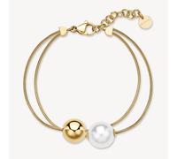 BROSWAY Bracciale doppio filo con perla - PERFECT BPC55