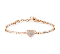 Brosway Bracciale Semirigido Donna In Acciaio Con Simbolo Cuore, Bracciale Donna Collezione Chakra - BHK151