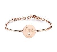 Brosway Bracciale Semirigido Donna In Acciaio Con Simbolo Cuore, Bracciale Donna Collezione Chakra - BHK37