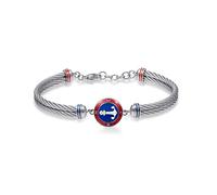 Brosway Bracciale Uomo, Bracciale Rigido in Acciaio | Collezione Horizon - BHO11