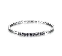 Brosway Bracciale Uomo, Bracciale Rigido in Acciaio e Cubic Zirconia | Collezione Avantgarde - BVD17