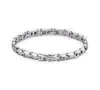 Brosway Bracciale Uomo, Bracciale Rigido in Acciaio e Diamanti | Collezione Backliner - BBC24