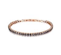 BrosWay Bracciale Uomo Collezione Avantgarde BVD13 – Acciaio con Cubic Zirconia, Tennis
