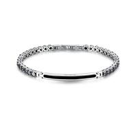 Brosway Bracciale Uomo, Bracciale Tennis in Acciaio e Cubic Zirconia | Collezione Avantgarde - BVD15