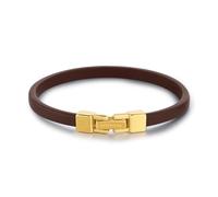 Brosway Bracciale Uomo In Acciaio E Pelle, Bracciale Uomo Collezione Ink - BIK136A