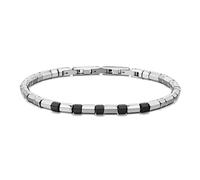 Brosway Bracciale da Uomo BTD051, Acciaio Inossidabile, Design Moderno con Elementi Neri e Argento