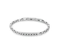 BRACCIALE FORGE CRISTALLI NERI UOMO BROSWAY