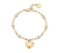 Brosway Braccialetto oro cristalli cuore chakra BHKB212 - Braccialetto