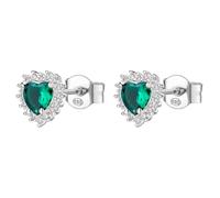 Brosway Orecchini Donna, Orecchini a Lobo in Argento e Life Green | Collezione FANCY - FLG45