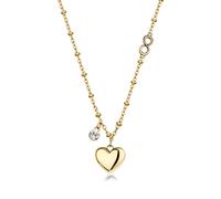 Brosway Chakra collana placcata oro da donna Heart and Infinity BHKLE04