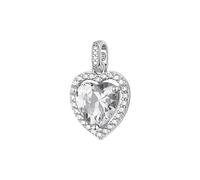 BrosWay Charm Donna Fancy Cuore FIW163 Argento 925 con Zirconi Infinite White