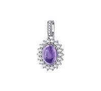 BrosWay Ciondolo Donna Fancy Magic Purple Argento 925 Ametista Cubic Zirconia FMP127