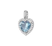 Brosway Charm Donna in Argento e Cloud Light Blue con Simbolo Cuore | Collezione Fancy - FCL125