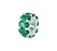BROSWAY FANCY CHARM CON ZIRCONI IN ARGENTO 925 FLG01 colore LIFE GREEN