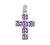 Brosway Charm Donna in Argento e Magic Purple con Simbolo Croce | Collezione Fancy - FMP18