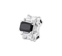 BROSWAY FANCY CHARM CON ZIRCONI IN ARGENTO 925 FMB02 colore MISTERY BLACK