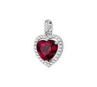 Brosway Charm Donna in Argento e Passion Ruby con Simbolo Cuore | Collezione Fancy - FPR141