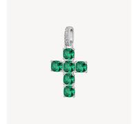 Brosway ciondolo Croce Fancy - Life Green in argento e zirconi -FLG115