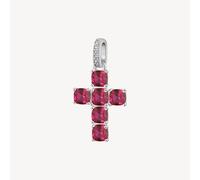 Brosway ciondolo Croce Fancy - Passion Ruby in argento e zirconi -FPR116