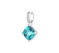 Brosway Ciondolo Donna Argento 925 con Zircone Cubico Rosa e Cristalli, Collezione Affinity FAG02