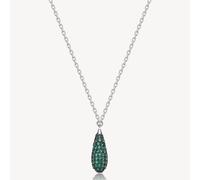 Brosway collana ciondolo Goccia Fancy - Life Green in argento e zirconi FLG118
