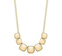 Brosway Collana da donna collezione Muse. Collana in acciaio 316L di colore oro con pendenti di colore oro. La chiusura è a moschettone. Misure: 450 mm. La referenza è BUE04