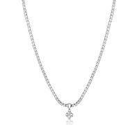 Brosway Collana Girocollo Donna In Acciaio Con Simbolo Quadrifoglio, Collana Donna Collezione Desideri - BEIN001