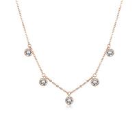 Brosway Collana Donna, Collana in Acciaio e Cristalli | Collezione Symphonia - BYM10