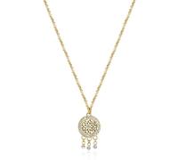 Brosway Collana Donna, Collana in Acciaio e Cristalli con Simbolo Acchiappasogni | Collezione Chakra - BHKN096