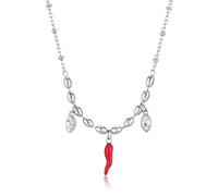 Brosway Collana Girocollo Donna In Acciaio Con Simbolo Cornetto, Collana Donna Collezione Chakra - BHKN169