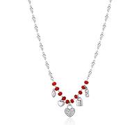 Brosway Collana Girocollo Donna In Acciaio Con Simbolo Cuore, Collana Donna Collezione Chakra - BHKN088