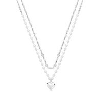 Brosway Collana Donna, Collana in Acciaio e Cristalli con Simbolo Cuore | Collezione Chakra - BHKN131