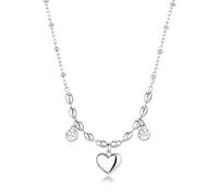 Brosway Collana Girocollo Donna In Acciaio Con Simbolo Cuore, Collana Donna Collezione Chakra - BHKN161