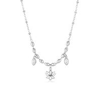 Brosway Collana Girocollo Donna In Acciaio Con Simbolo Fiore, Collana Donna Collezione Chakra - BHKN157