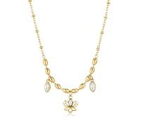 Brosway Collana Girocollo Donna In Acciaio Con Simbolo Fiore, Collana Donna Collezione Chakra - BHKN158
