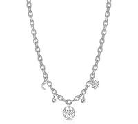 Brosway Collana Girocollo Donna In Acciaio Con Simbolo Luna, Collana Donna Collezione Chakra - BHKN071