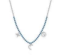 Brosway Collana Girocollo Donna In Acciaio Con Simbolo Luna, Collana Donna Collezione Chant - BAH61