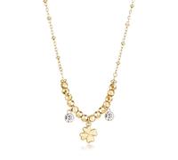 Brosway Collana Girocollo Donna In Acciaio Con Simbolo Quadrifoglio, Collana Donna Collezione Chakra - BHKN164